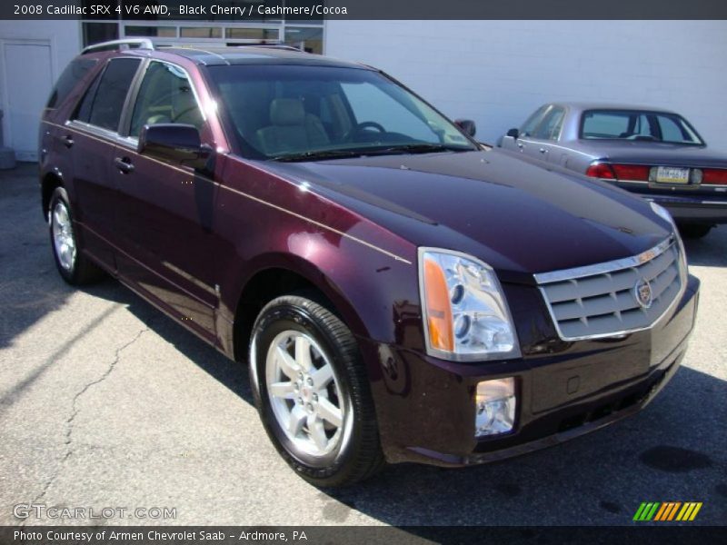 Black Cherry / Cashmere/Cocoa 2008 Cadillac SRX 4 V6 AWD