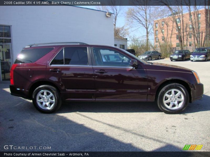 Black Cherry / Cashmere/Cocoa 2008 Cadillac SRX 4 V6 AWD