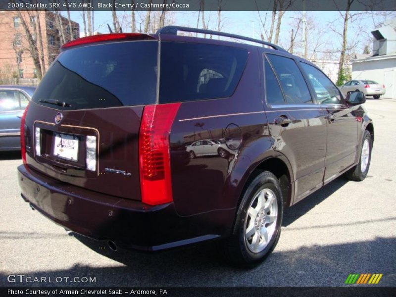 Black Cherry / Cashmere/Cocoa 2008 Cadillac SRX 4 V6 AWD