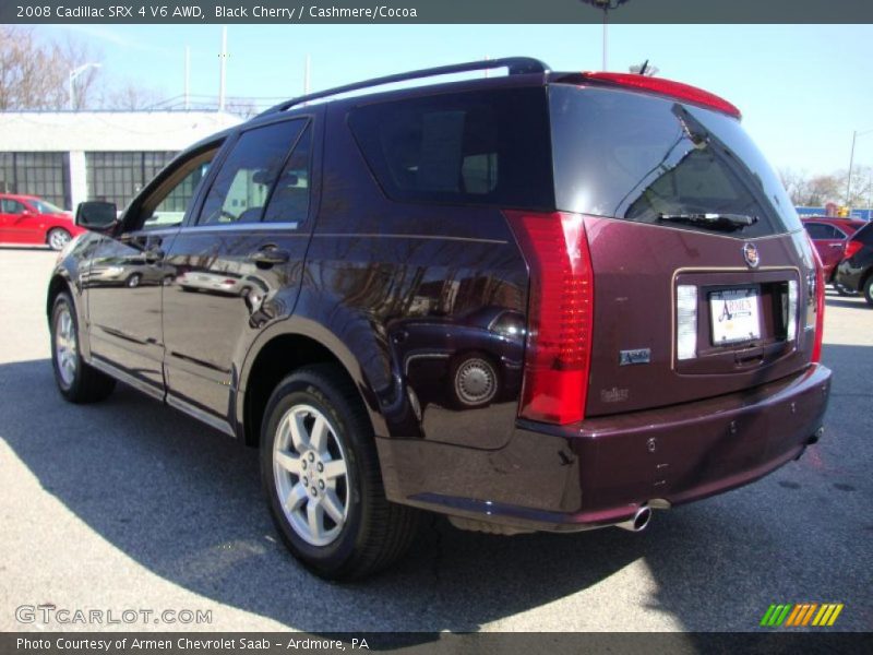 Black Cherry / Cashmere/Cocoa 2008 Cadillac SRX 4 V6 AWD