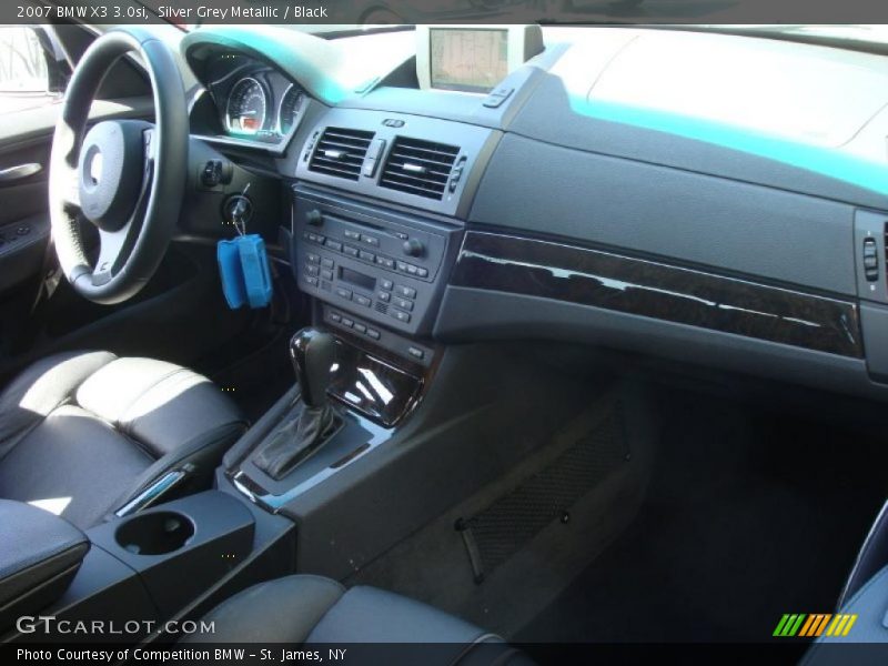 Silver Grey Metallic / Black 2007 BMW X3 3.0si
