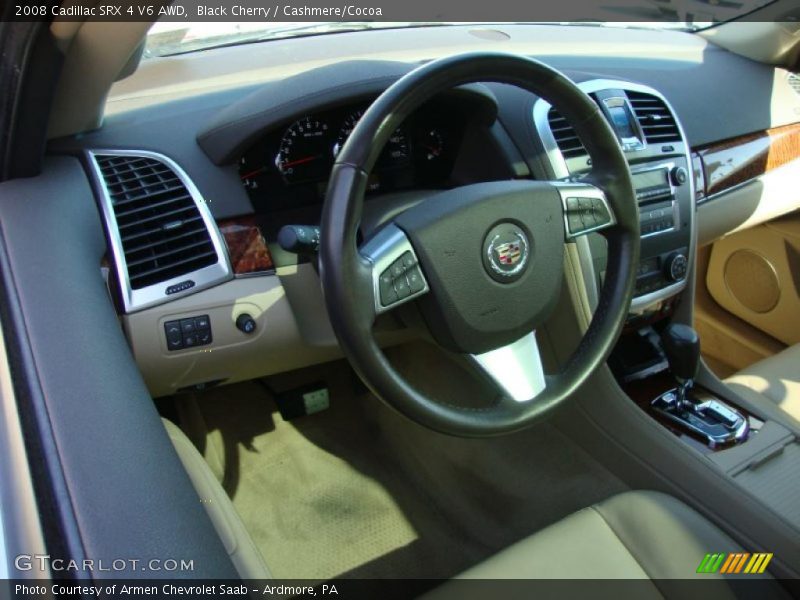 Black Cherry / Cashmere/Cocoa 2008 Cadillac SRX 4 V6 AWD