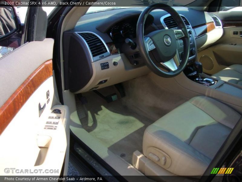 Black Cherry / Cashmere/Cocoa 2008 Cadillac SRX 4 V6 AWD