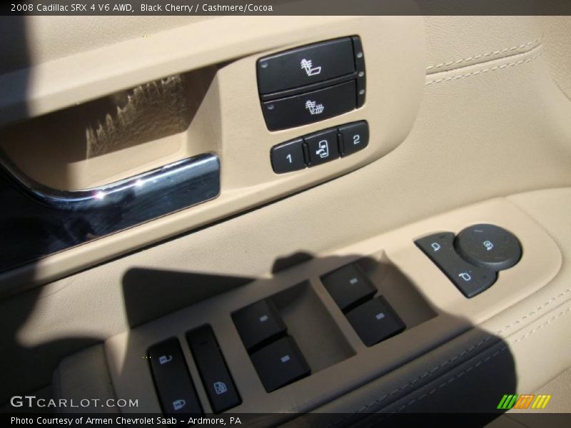 Black Cherry / Cashmere/Cocoa 2008 Cadillac SRX 4 V6 AWD