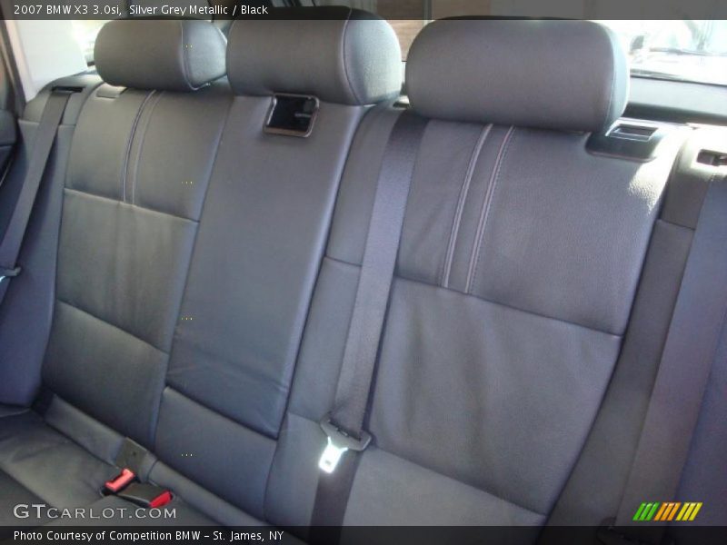 Silver Grey Metallic / Black 2007 BMW X3 3.0si