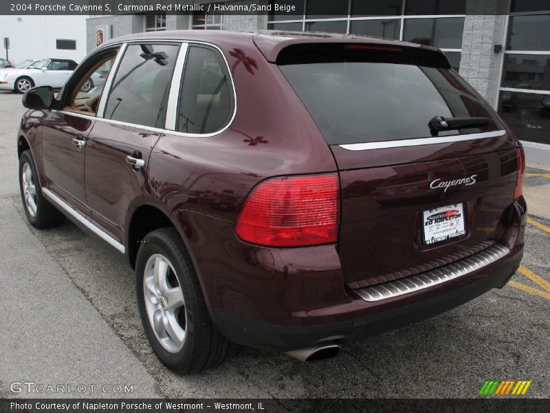 Carmona Red Metallic / Havanna/Sand Beige 2004 Porsche Cayenne S