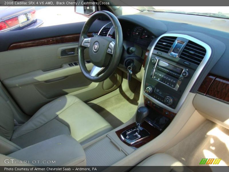 Black Cherry / Cashmere/Cocoa 2008 Cadillac SRX 4 V6 AWD