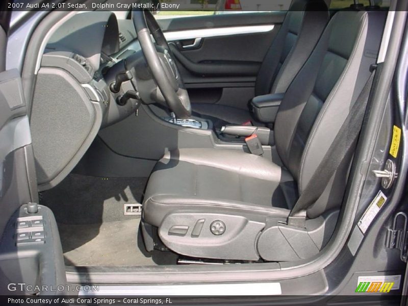 Dolphin Gray Metallic / Ebony 2007 Audi A4 2.0T Sedan