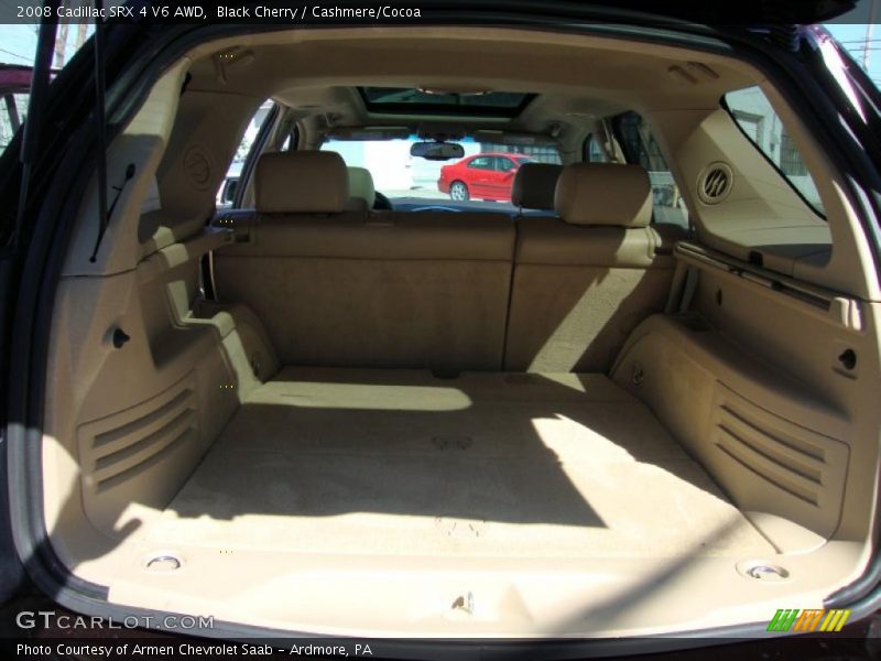 Black Cherry / Cashmere/Cocoa 2008 Cadillac SRX 4 V6 AWD