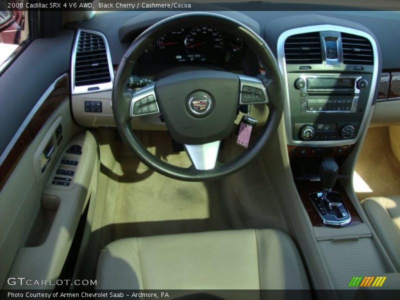Black Cherry / Cashmere/Cocoa 2008 Cadillac SRX 4 V6 AWD