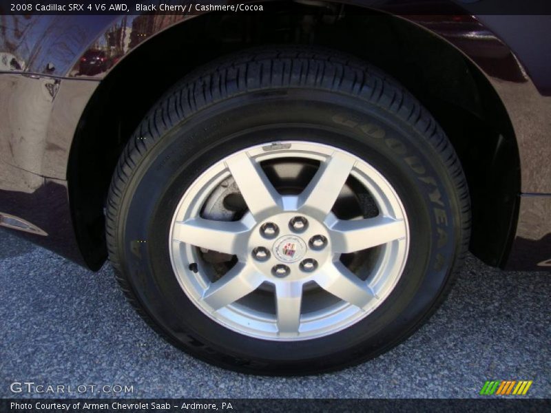 Black Cherry / Cashmere/Cocoa 2008 Cadillac SRX 4 V6 AWD