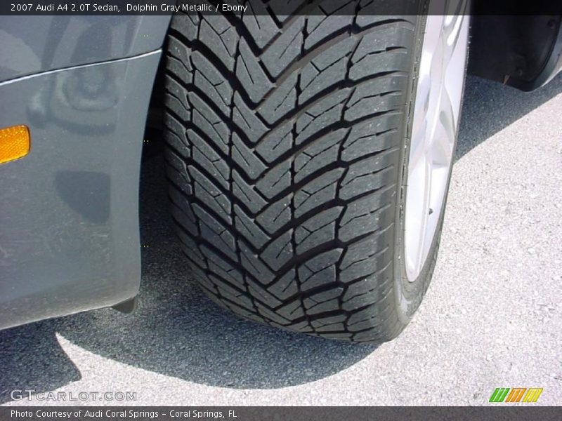 Dolphin Gray Metallic / Ebony 2007 Audi A4 2.0T Sedan