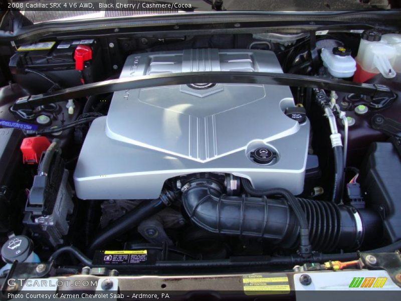 Black Cherry / Cashmere/Cocoa 2008 Cadillac SRX 4 V6 AWD