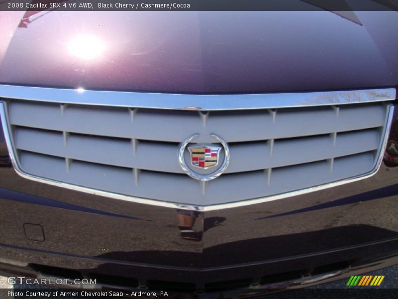Black Cherry / Cashmere/Cocoa 2008 Cadillac SRX 4 V6 AWD