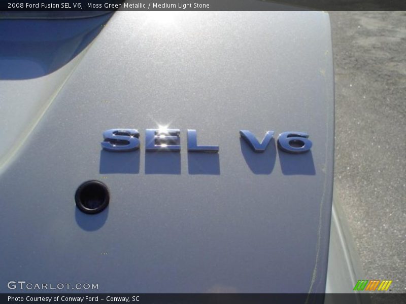 Moss Green Metallic / Medium Light Stone 2008 Ford Fusion SEL V6