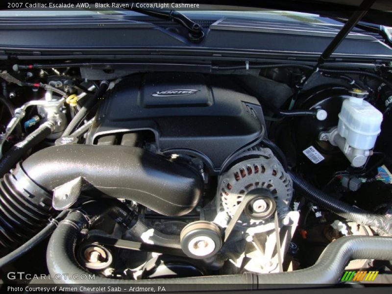 Black Raven / Cocoa/Light Cashmere 2007 Cadillac Escalade AWD