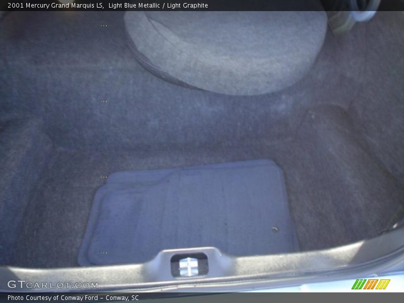 Light Blue Metallic / Light Graphite 2001 Mercury Grand Marquis LS
