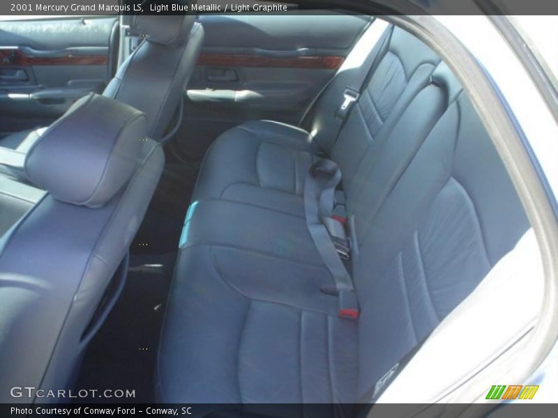 Light Blue Metallic / Light Graphite 2001 Mercury Grand Marquis LS