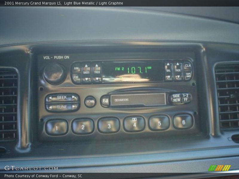 Light Blue Metallic / Light Graphite 2001 Mercury Grand Marquis LS