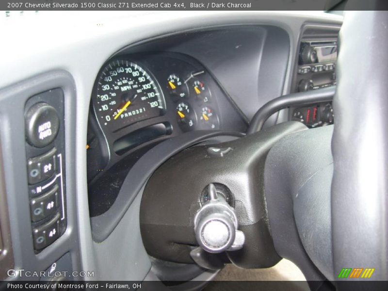 Black / Dark Charcoal 2007 Chevrolet Silverado 1500 Classic Z71 Extended Cab 4x4