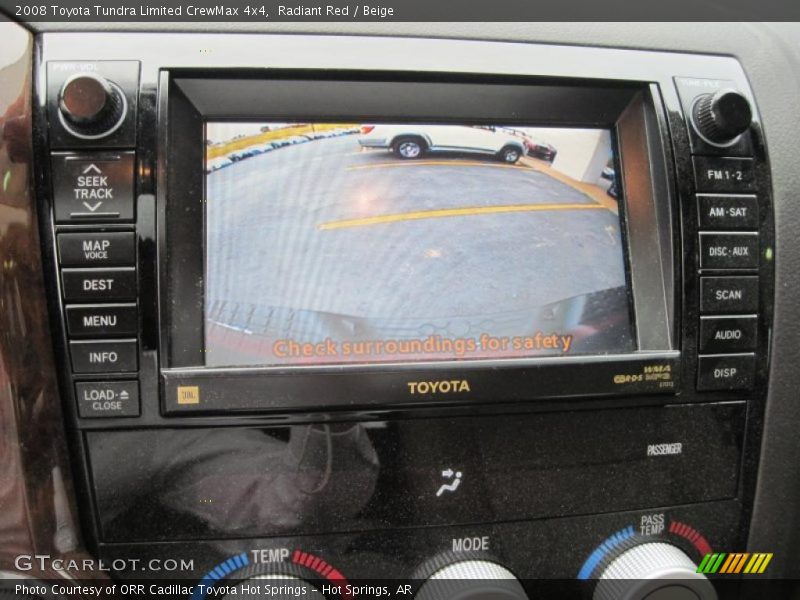Radiant Red / Beige 2008 Toyota Tundra Limited CrewMax 4x4