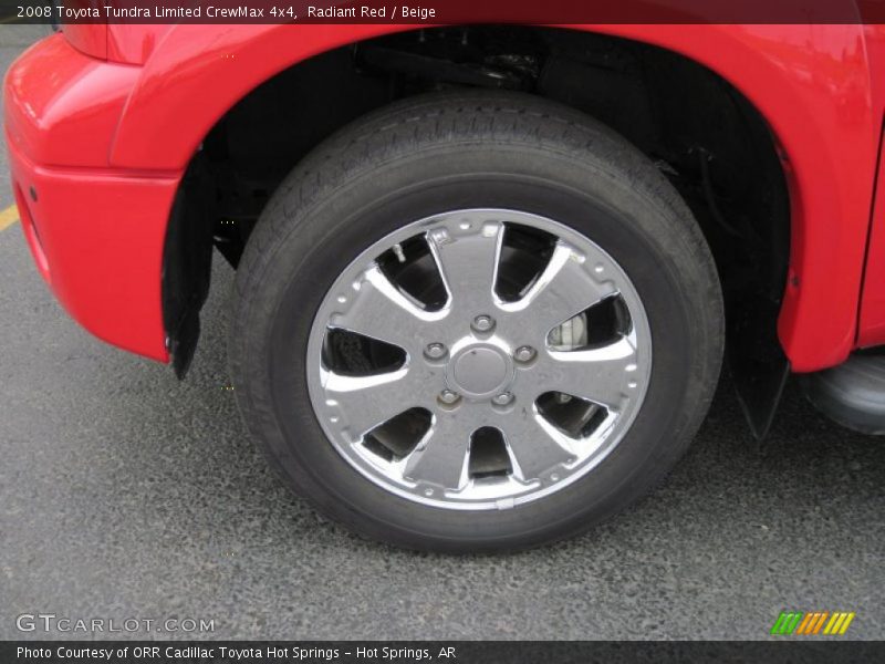 Radiant Red / Beige 2008 Toyota Tundra Limited CrewMax 4x4