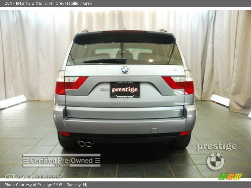 Silver Grey Metallic / Grey 2007 BMW X3 3.0si