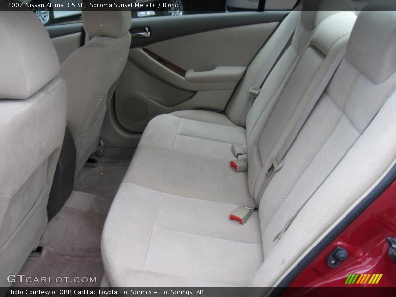 Sonoma Sunset Metallic / Blond 2007 Nissan Altima 3.5 SE