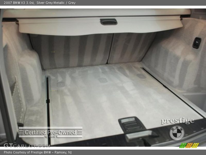 Silver Grey Metallic / Grey 2007 BMW X3 3.0si