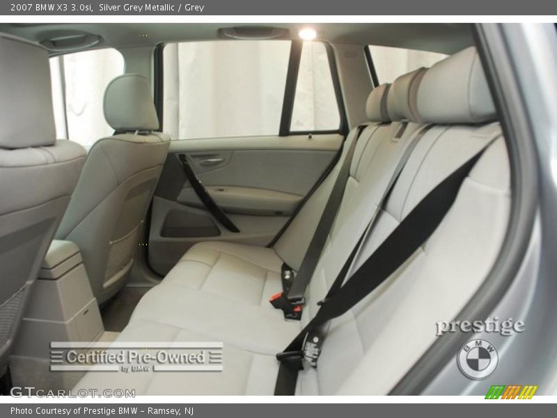 Silver Grey Metallic / Grey 2007 BMW X3 3.0si