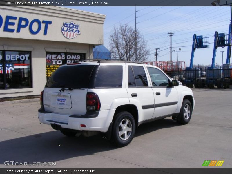 Summit White / Light Gray 2005 Chevrolet TrailBlazer LS 4x4