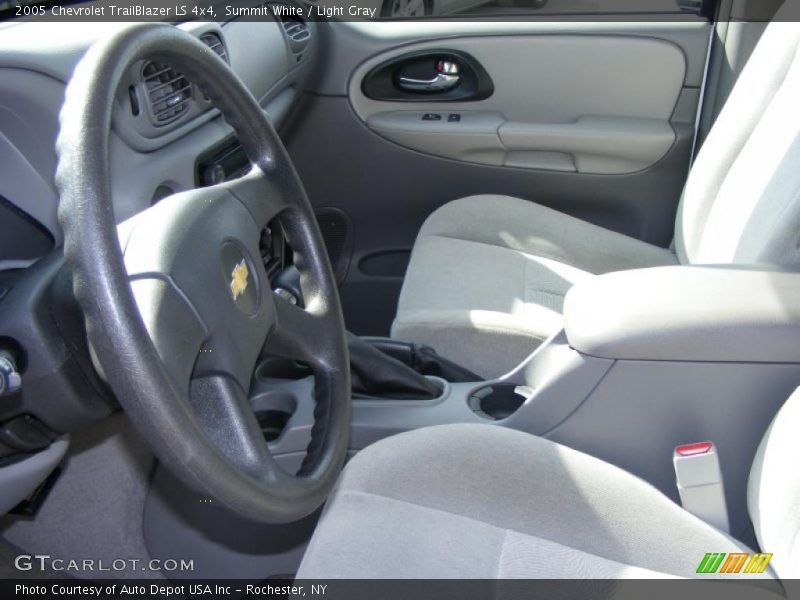 Summit White / Light Gray 2005 Chevrolet TrailBlazer LS 4x4