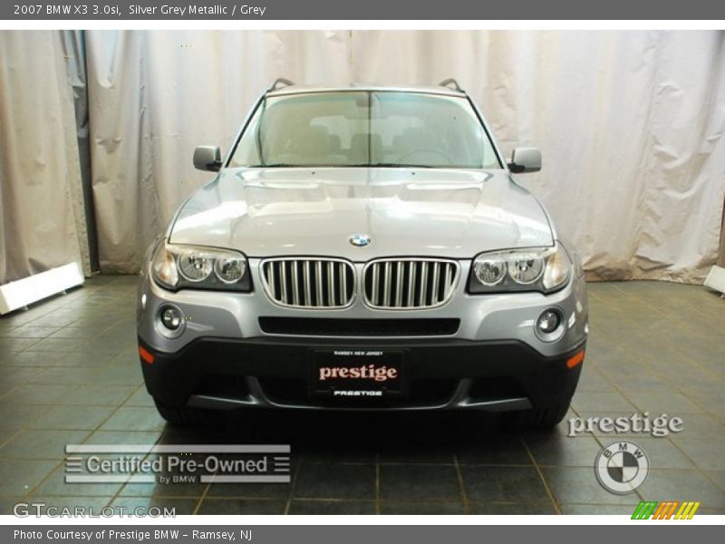 Silver Grey Metallic / Grey 2007 BMW X3 3.0si