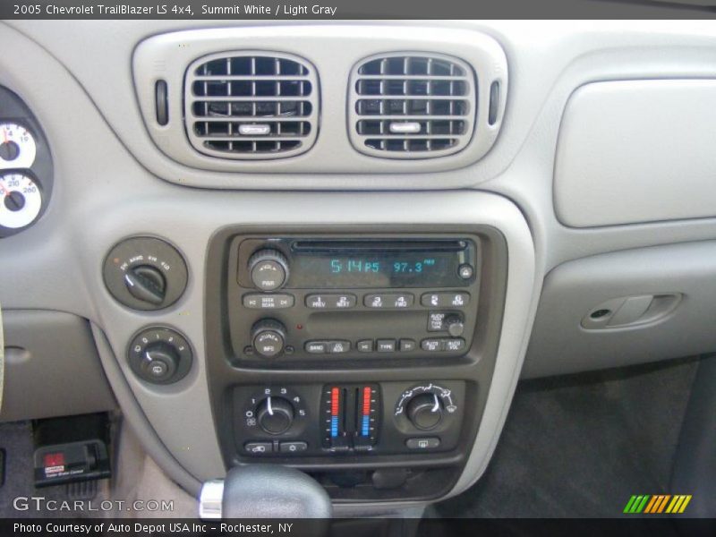 Summit White / Light Gray 2005 Chevrolet TrailBlazer LS 4x4
