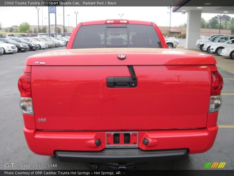 Radiant Red / Black 2009 Toyota Tundra TRD Sport Double Cab