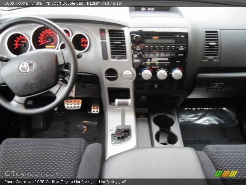 Radiant Red / Black 2009 Toyota Tundra TRD Sport Double Cab