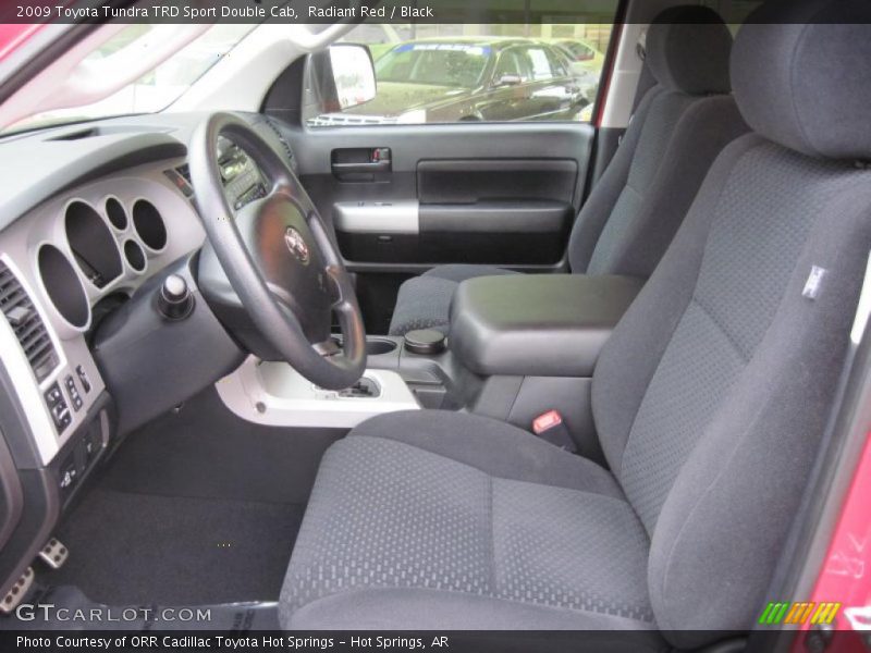 Radiant Red / Black 2009 Toyota Tundra TRD Sport Double Cab