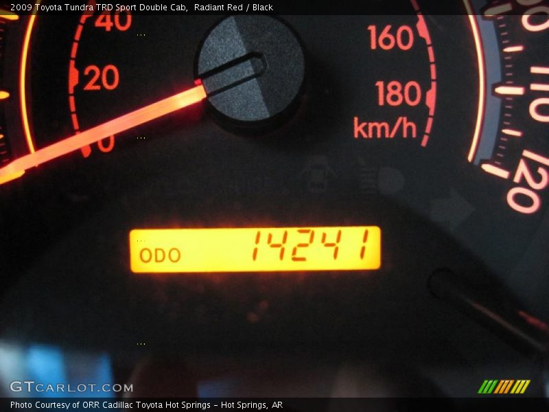 Radiant Red / Black 2009 Toyota Tundra TRD Sport Double Cab