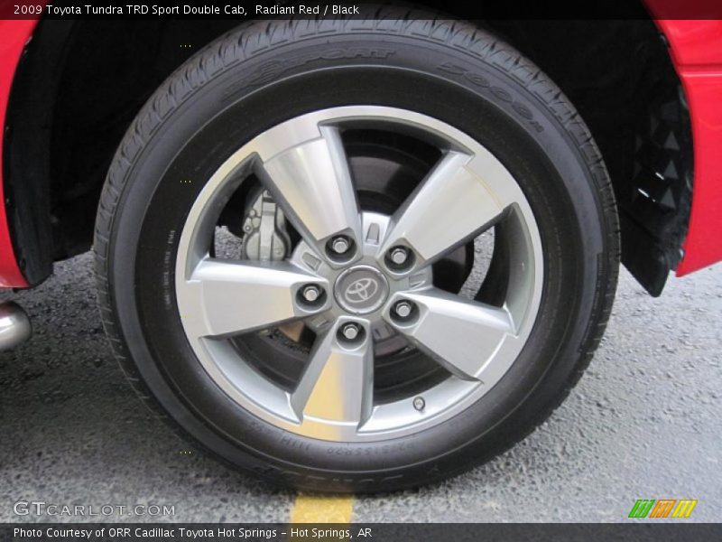 Radiant Red / Black 2009 Toyota Tundra TRD Sport Double Cab