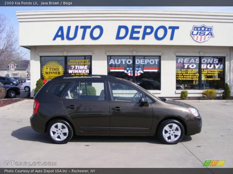Java Brown / Beige 2009 Kia Rondo LX