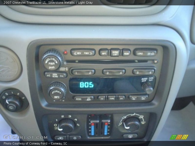 Silverstone Metallic / Light Gray 2007 Chevrolet TrailBlazer LS