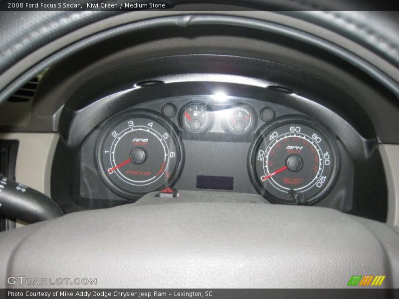 Kiwi Green / Medium Stone 2008 Ford Focus S Sedan