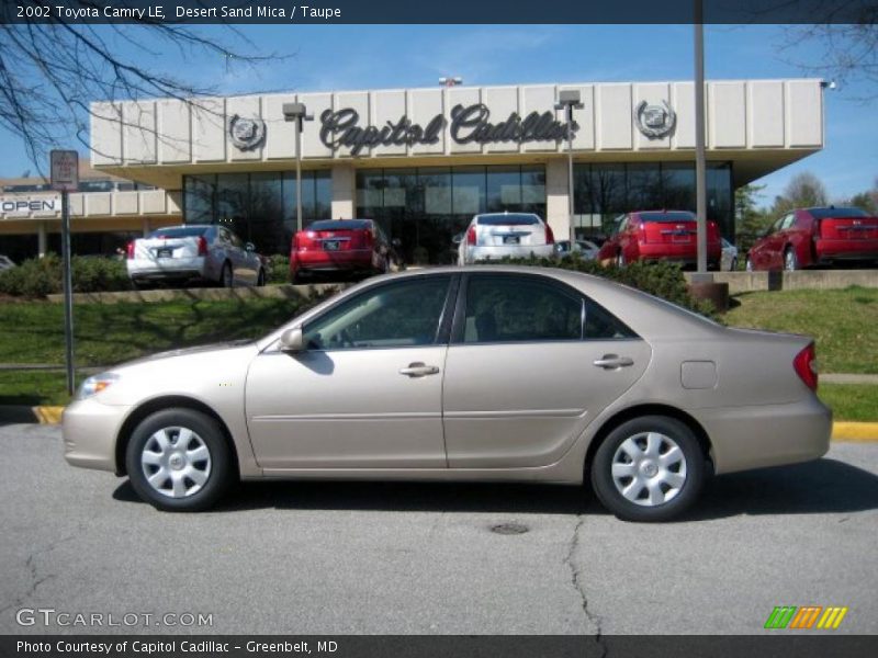 Desert Sand Mica / Taupe 2002 Toyota Camry LE
