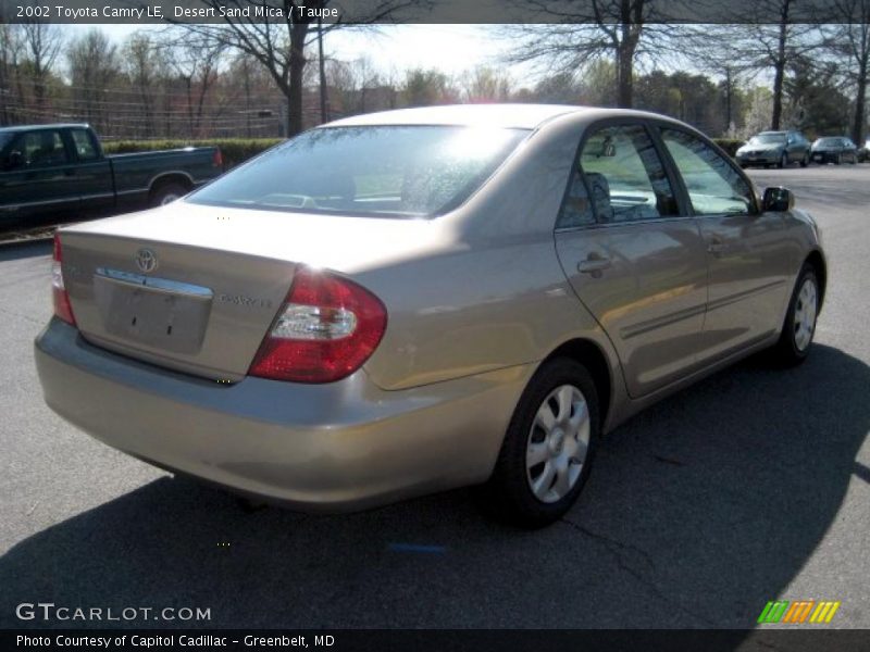 Desert Sand Mica / Taupe 2002 Toyota Camry LE