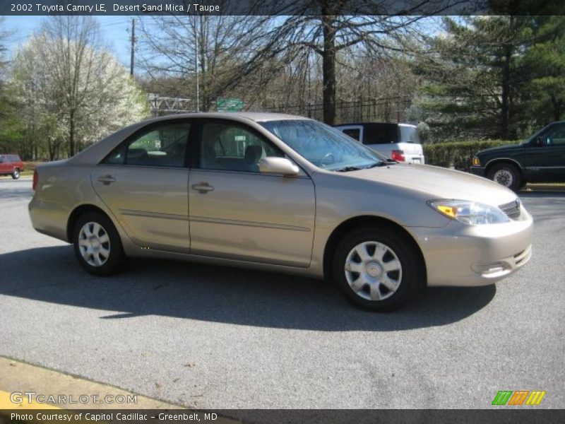 Desert Sand Mica / Taupe 2002 Toyota Camry LE
