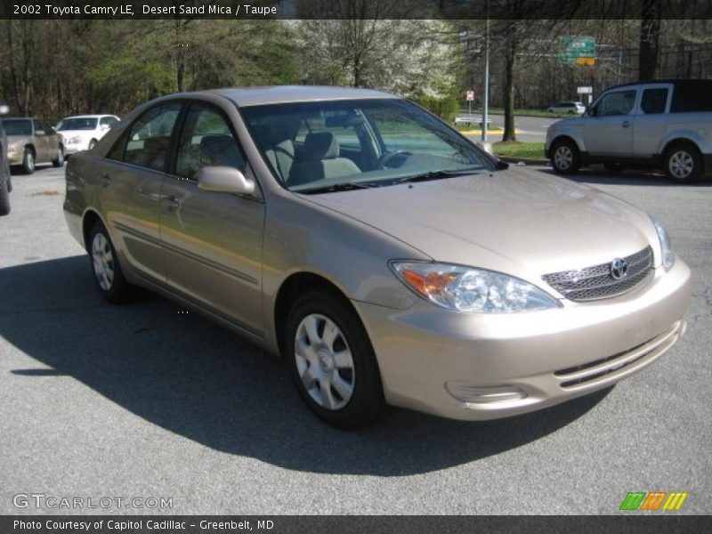 Desert Sand Mica / Taupe 2002 Toyota Camry LE