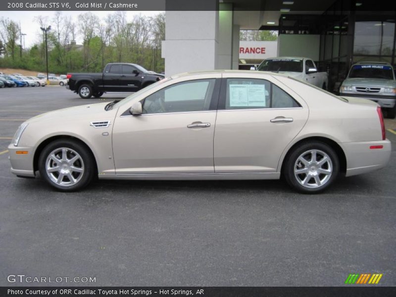 Gold Mist / Cashmere 2008 Cadillac STS V6