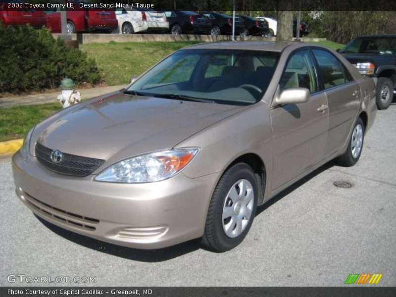 Desert Sand Mica / Taupe 2002 Toyota Camry LE