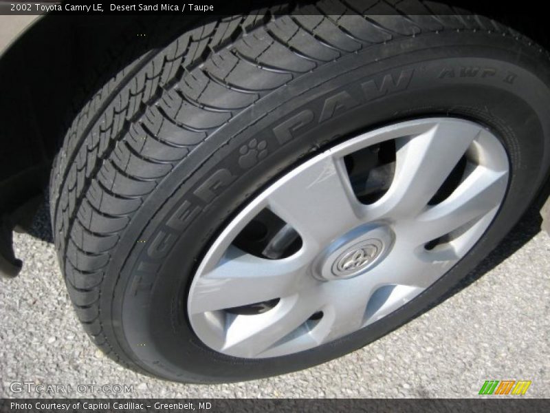 Desert Sand Mica / Taupe 2002 Toyota Camry LE