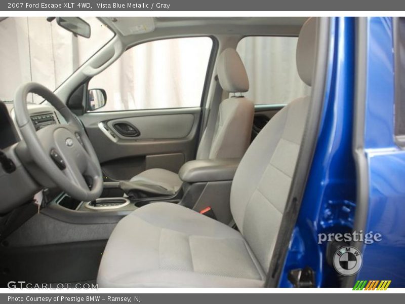 Vista Blue Metallic / Gray 2007 Ford Escape XLT 4WD